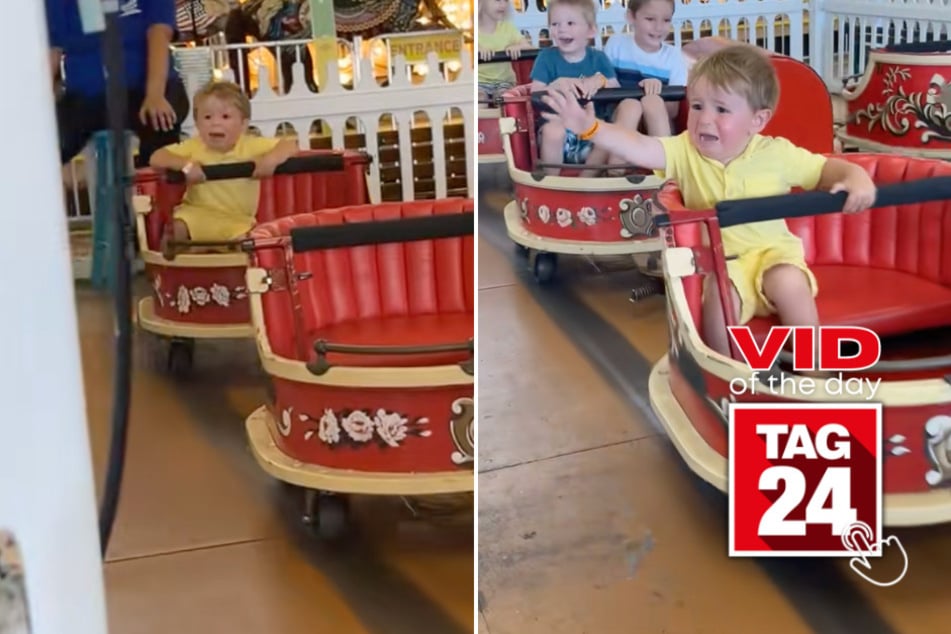 viral videos: Viral Video of the Day for January 15, 2026: Toddler's face says it all after kiddie ride takes dramatic turn