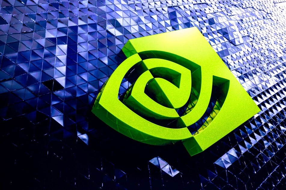 The Nvidia logo is seen at the company's annual GTC developers conference at the SAP Center in San Jose, California, on March 16, 2026.
