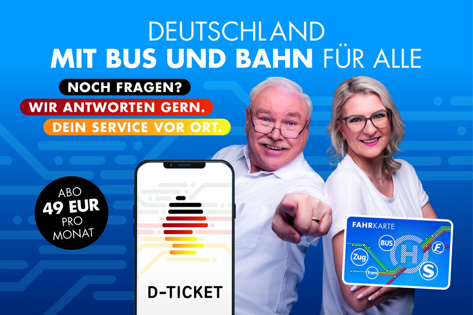 Ab 1. Mai ist es endlich da: Das Deutschlandticket.