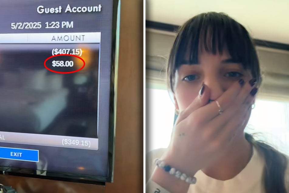 58 US-Dollar (51,59 Euro) werden für Kondome aus der Minibar fällig: Alexia Muller trifft der Schlag.