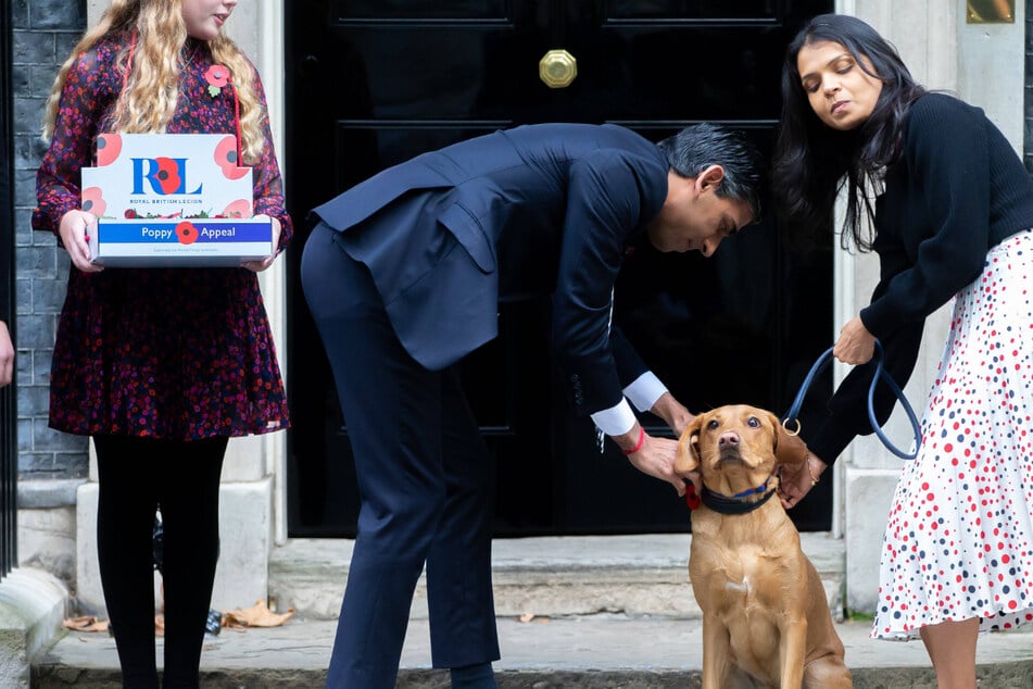 Wieder Polizei-Ärger für Briten-Premier Rishi Sunak! Diesmal geht's um seinen Hund
