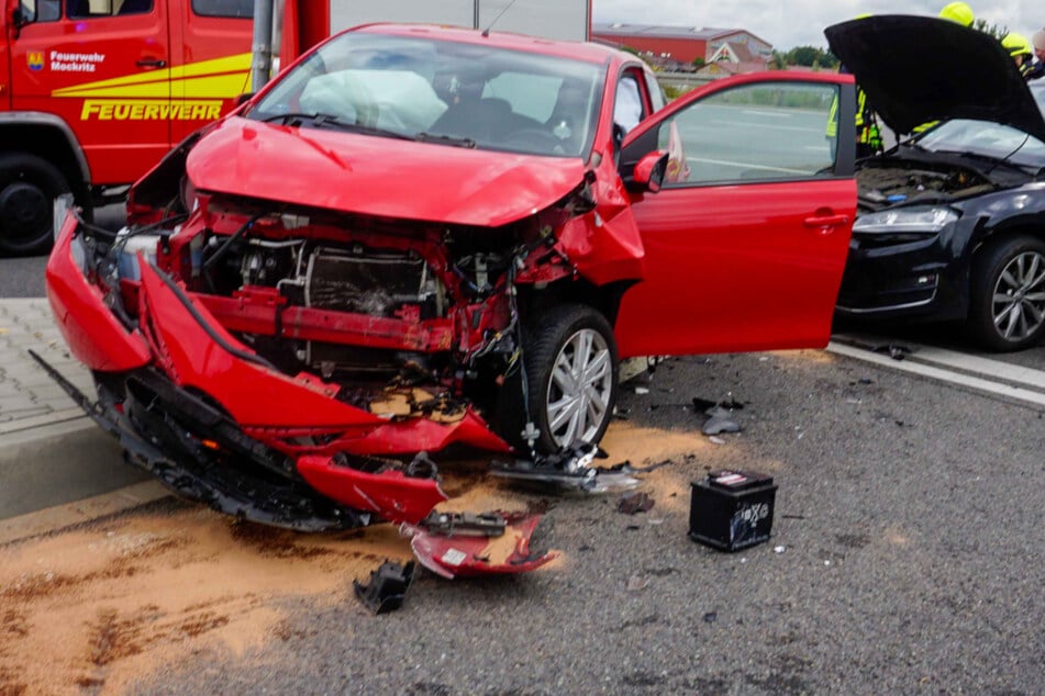 Kreuzungs-Crash auf der B169: Zwei Verletzte bei Zusammenstoß