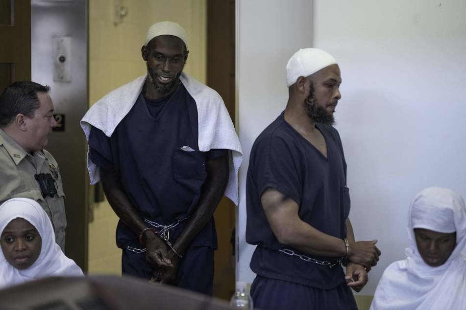 From left to right: Jany Leveille, Lucas Morton, Siraj ibn Wahhaj, and Subhanah Wahhaj have been sentenced in the New Mexico compound case.