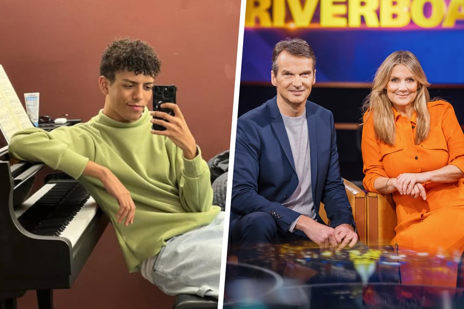 Influencer Louis Philippson (22, l.) sorgt für neue Töne in der Runde. Moderiert wird die Folge von Kim Fisher (56) und Klaus Brinkbäumer (58).