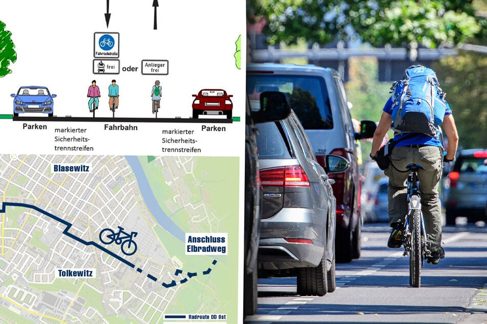 Baustart für Dresdens erste Fahrrad-Magistrale