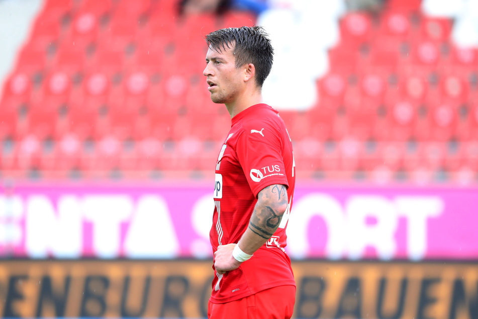 FSV-Mittelfeldmann Patrick Göbel (28) blickt kämpferisch nach vorn.