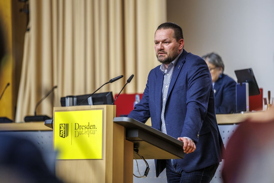 Stadtrat Remo Liebscher (48, Team Zastrow).