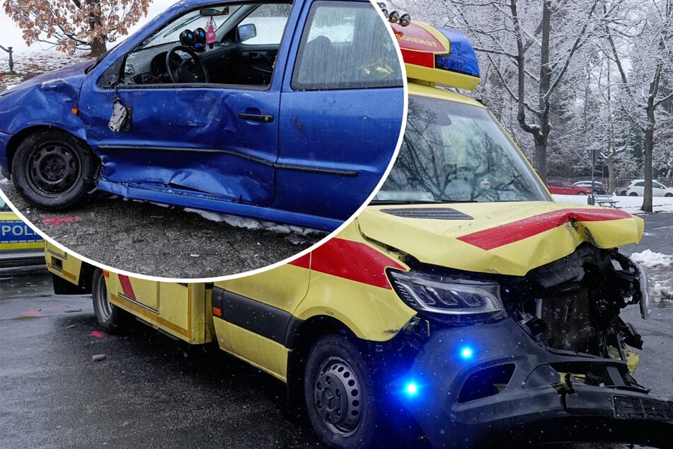 Polo kracht in Rettungswagen: Boltenhagener Platz noch immer gesperrt