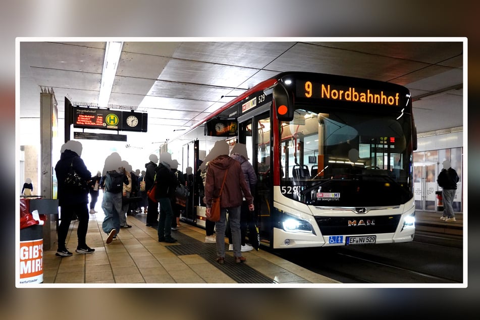 Ab dem Jahr 2025 sollen nach Angaben der Erfurter Verkehrsbetriebe AG (EVAG) die Fahrscheine im Bus nur noch mit Karte oder anderen bargeldlosen Zahlungssystemen gelöst werden können. (Archivbild)