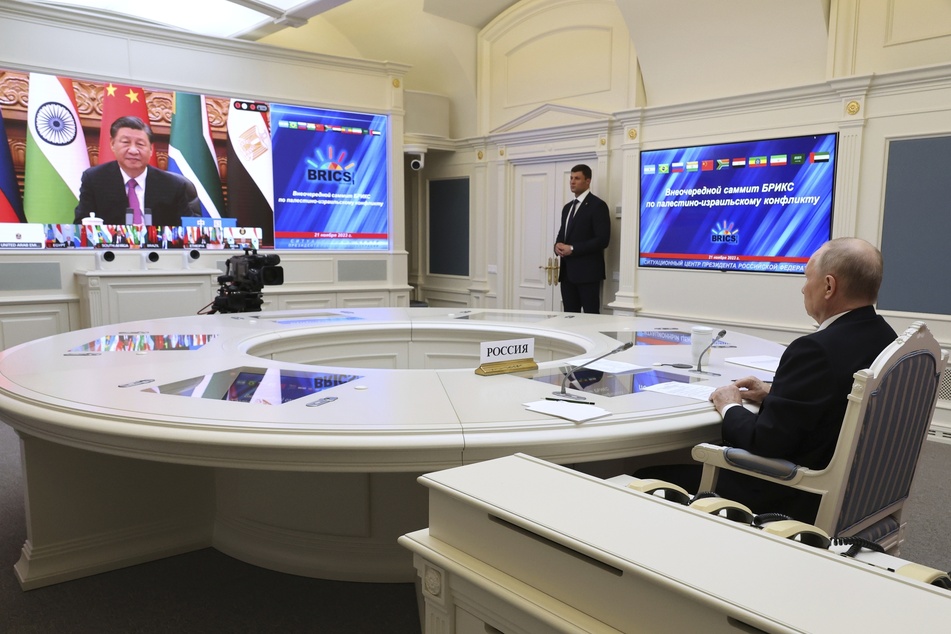 Am Brics-Treffen nahm auch Russlands Präsident Wladimir Putin (71) teil.