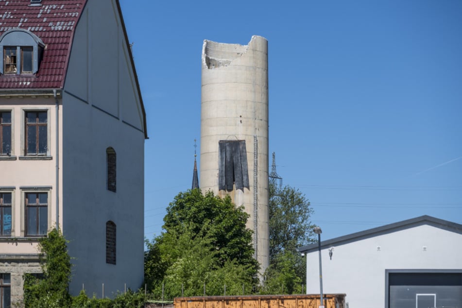 Aktuell ist nur ein Stumpf der Esse übrig.