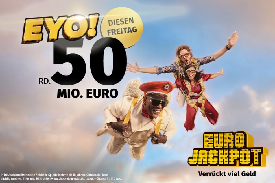 Am Freitag (17.7.) liegen rund 50 Millionen Euro im Eurojackpot.