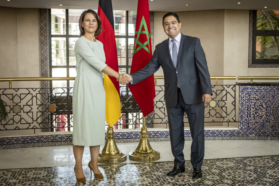 Marokkos Außenminister Nasser Bourita (53) empfängt seine deutsche Amtskollegin Annalena Baerbock (41) in der Hauptstadt Rabat.