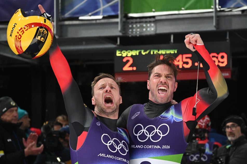 Bei Tobias Wendl und Tobias Arlt brachen nach ihrem Überraschungs-Bronze alle Dämme.