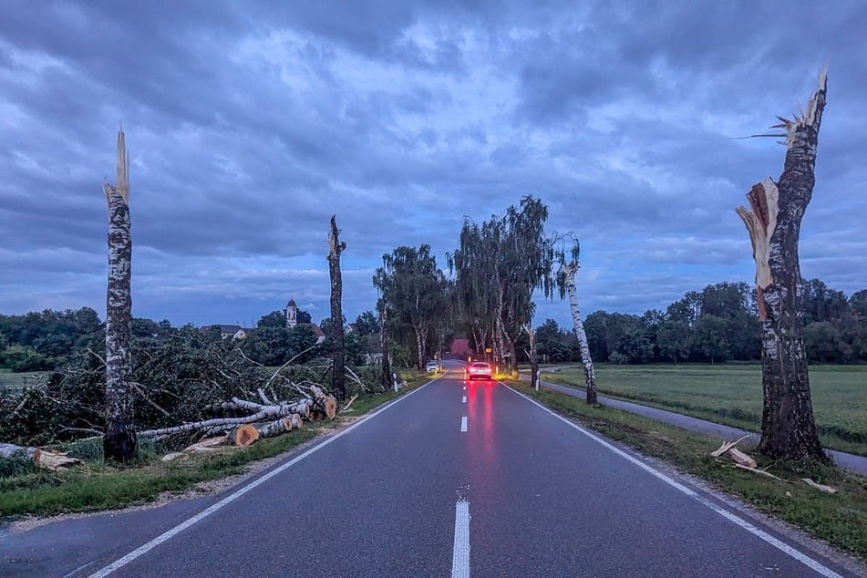 In Ulm wütete das Unwetter besonders stark.