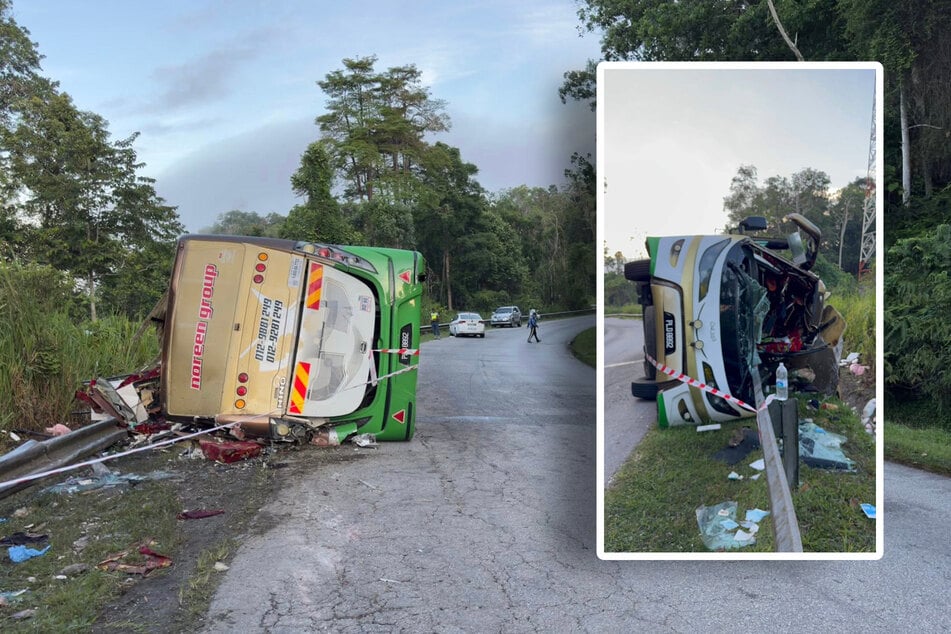 Der Bus war viel zu schnell unterwegs: 15 Menschen sterben bei schlimmem Unglück