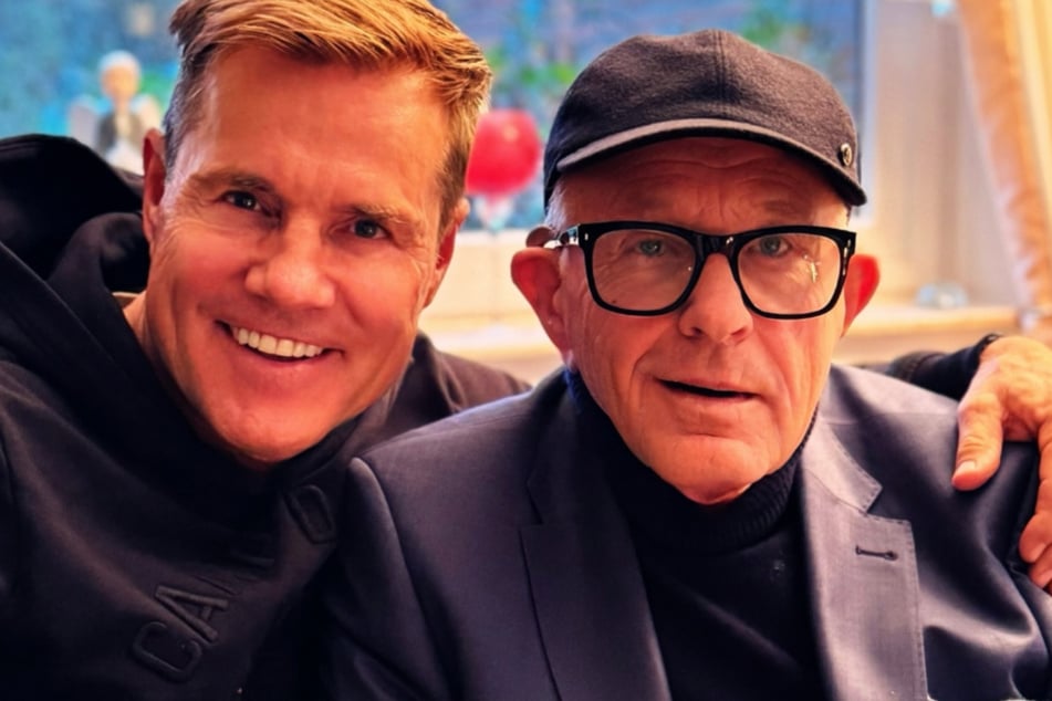 Dieter Bohlen (71) trauert um seinen verstorbenen Vater Hans Bohlen. Er wurde 97 Jahre alt. Das Foto zeigt die beiden im Januar 2025.