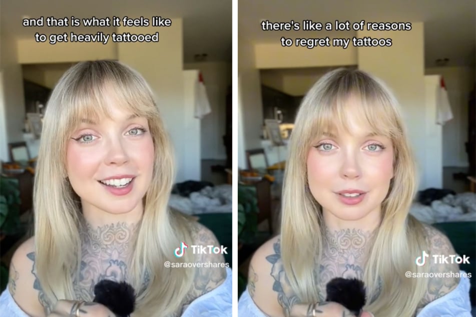 One tattooed TikTok user offered up an honest warning to those getting inked.