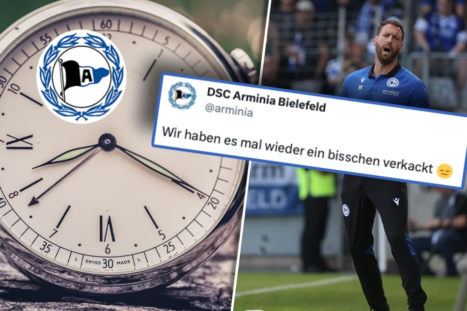 "Mal wieder verk***t: Arminia Bielefeld hat die Zeit nicht im Griff