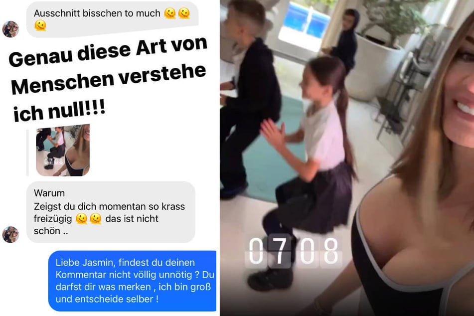 Eine Instagram-Nutzerin hat sich darüber beschwert, dass sich Anna-Maria Ferchichi in einem Videoclip zu freizügig gezeigt habe.