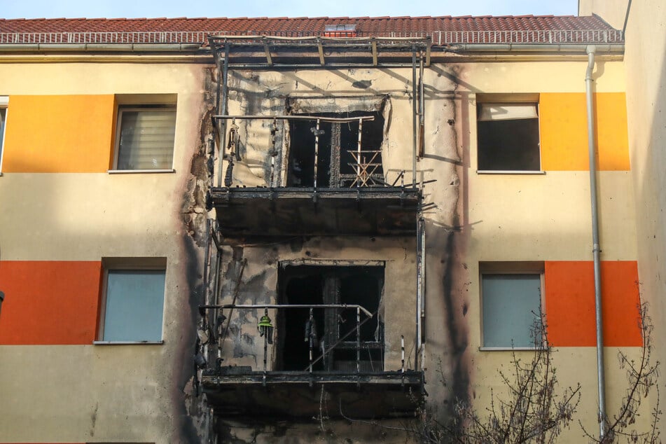Das Feuer ging über die Balkone bis in die Wohnungen.