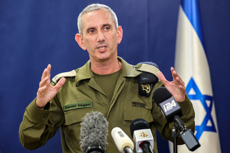 Der israelische Armeesprecher Daniel Hagari (47).