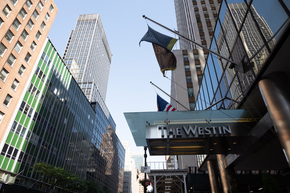 A Lenovo salesman is seeking financial relief after getting fired from his job for relieving himself in the lobby of the Westin New York hotel.