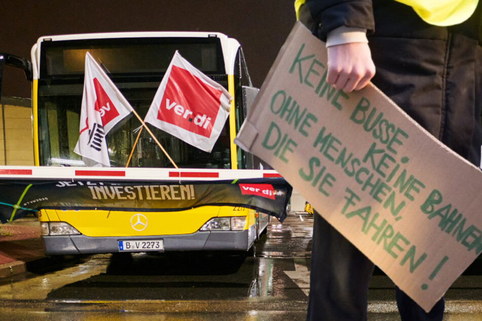 BVG nach Streik-Ankündigung für Montag sauer: Völlig unverantwortlich