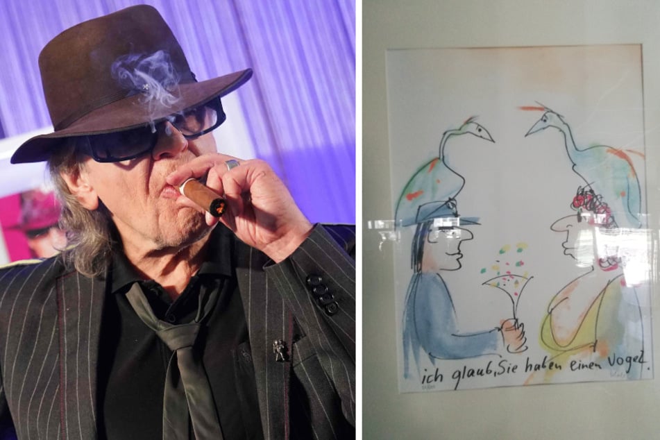 Udo Lindenberg (77) ist neben Musiker auch Künstler. Die Polizei sucht nach seinen Werken.