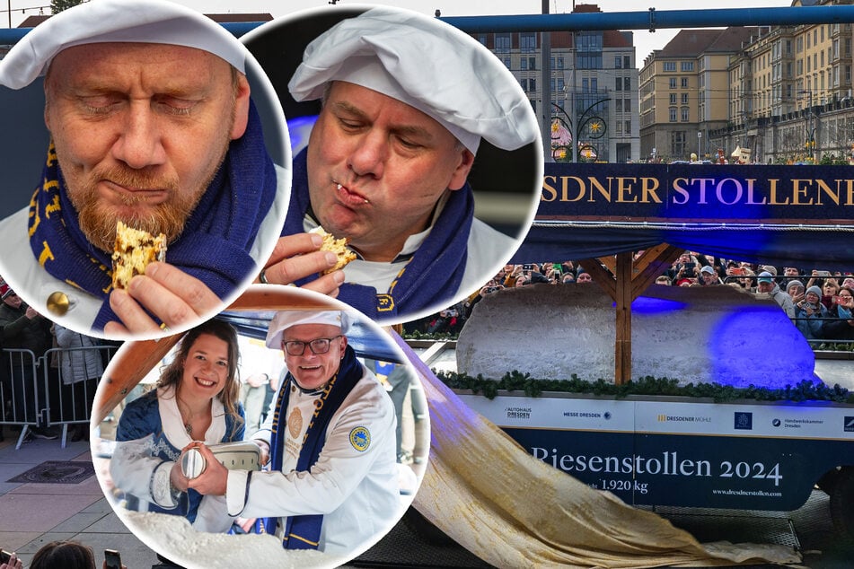 Dresden: 60.000 Besucher: Dresden feiert seinen XXL-Stollen!