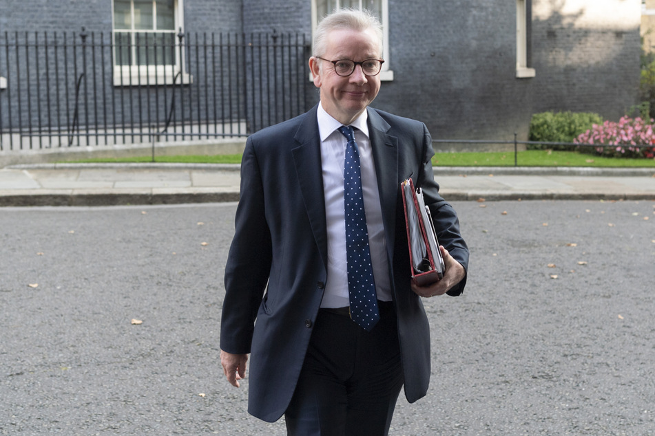 Michael Gove, Kanzler des Herzogtums Lancaster und Staatssekretär für Kabinettsangelegenheiten, kommt nach einer Kabinettssitzung in die Downing Street.