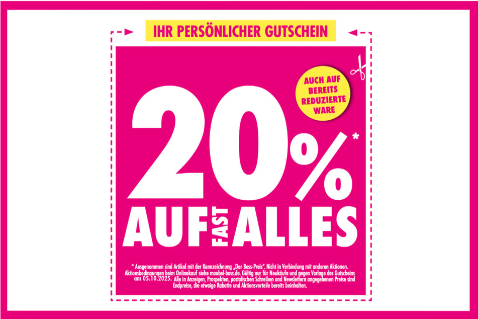 Hier klicken und gleich Gutschein sichern.