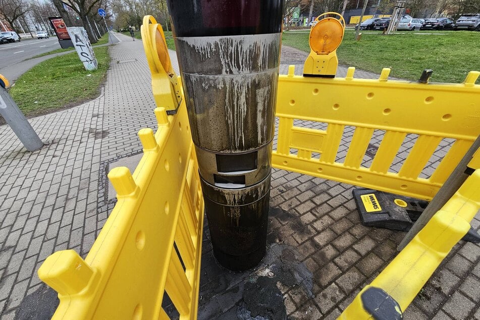 Die Schäden des Brandes sind klar zu erkennen.