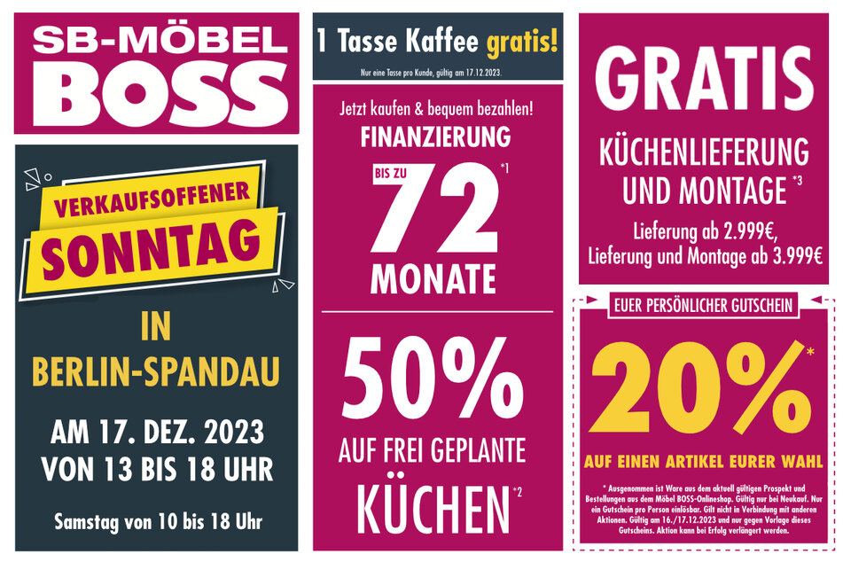 Hier klicken und Coupon für Berlin-Spandau sichern.