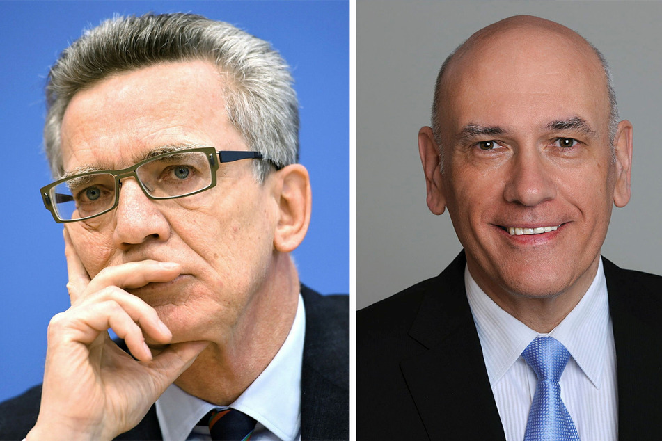 Thomas de Maizière (67, CDU, l.) und Thomas Jurk (58, SPD).