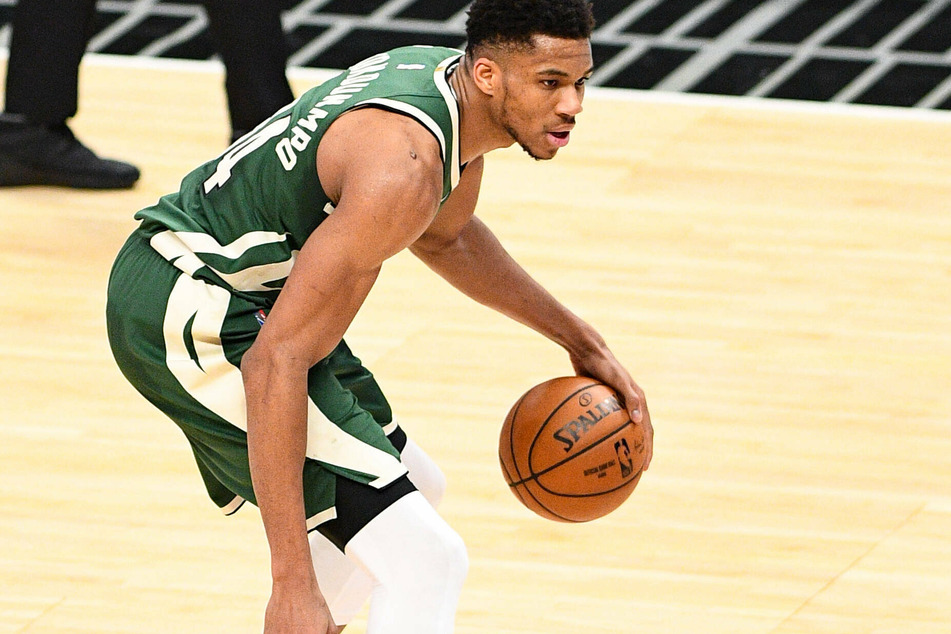 Giannis Antetokounmpo bagged 49 points for the Bucks in their win over the Nets.