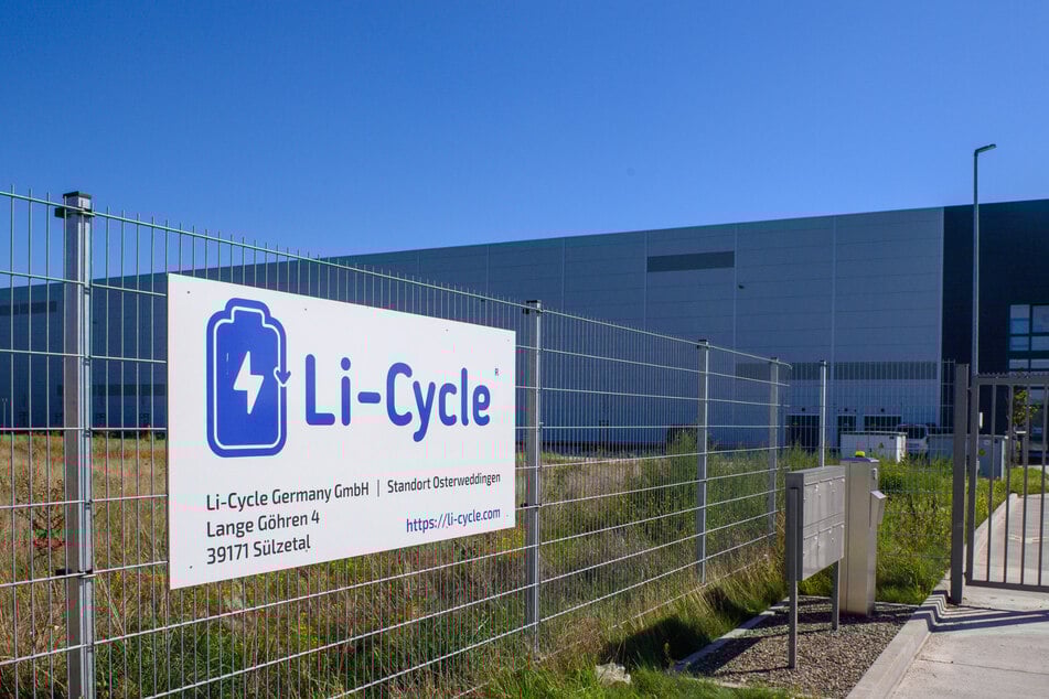 2023 hatte Li-Cycle eine Recyclinganlage bei Magdeburg eröffnet. (Archivbild)
