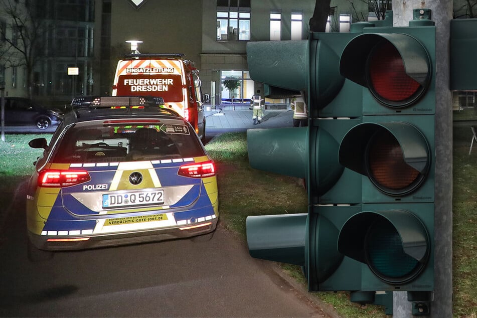 Dresden: Nach Brand in Dresdner Klinikum: Gleich mehrere Ampeln lahmgelegt