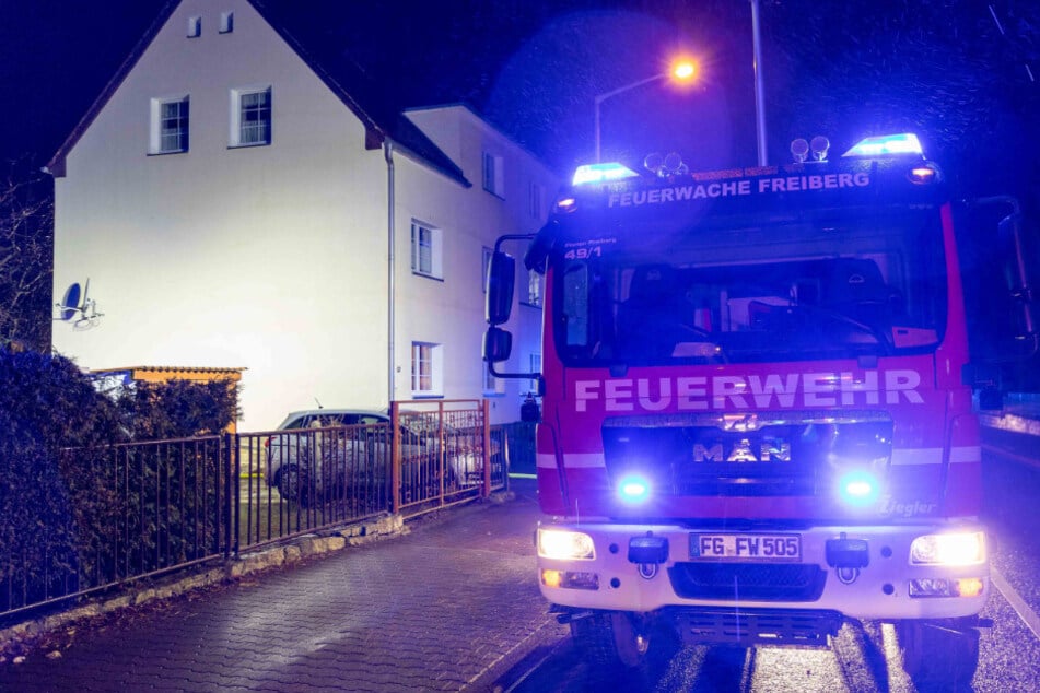 Schornsteinbrand sorgt für Feuerwehreinsatz in Freiberg