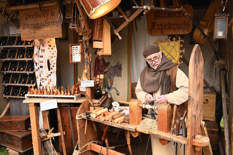 Tolle Handwerks- und Alltagskünste findet Ihr im Klosterpark Altzella.