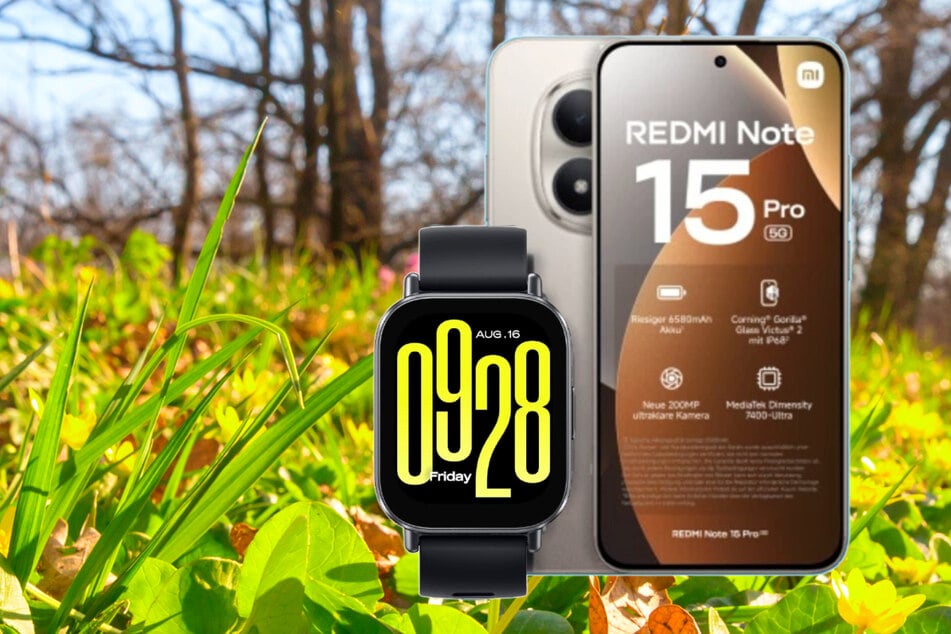 Xiaomi Redmi Note 15 Pro mit gratis Watch 5 Active nur 11,99 Euro pro Monat