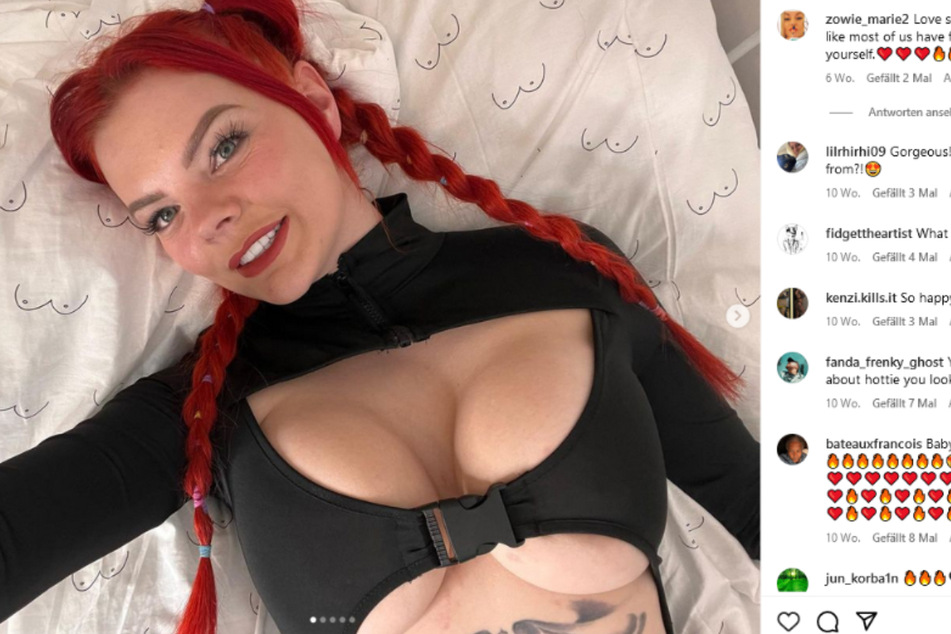 Auf Instagram und anderen Portalen verwöhnt Rebecca Goodwin (28) ihre Fans mit reizvollen Bildern und Videos.