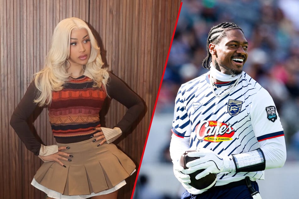 Is Cardi B letting Stefon Diggs (r.) back in?