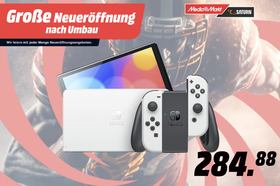 Nintendo OLED-Switch für 284,88 Euro.