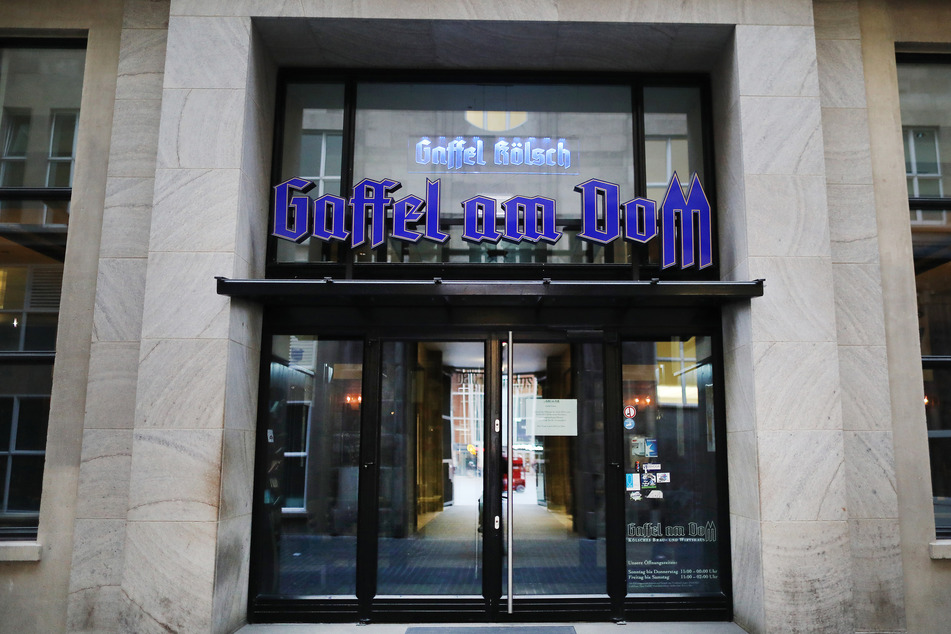 Das geschlossene Brauhaus Gaffel am Dom in Köln.