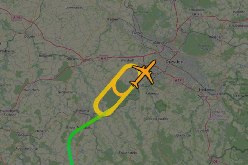 Auch eine Vueling-Maschine durfte über eine Zeitspanne von rund 30 Minuten nicht landen.