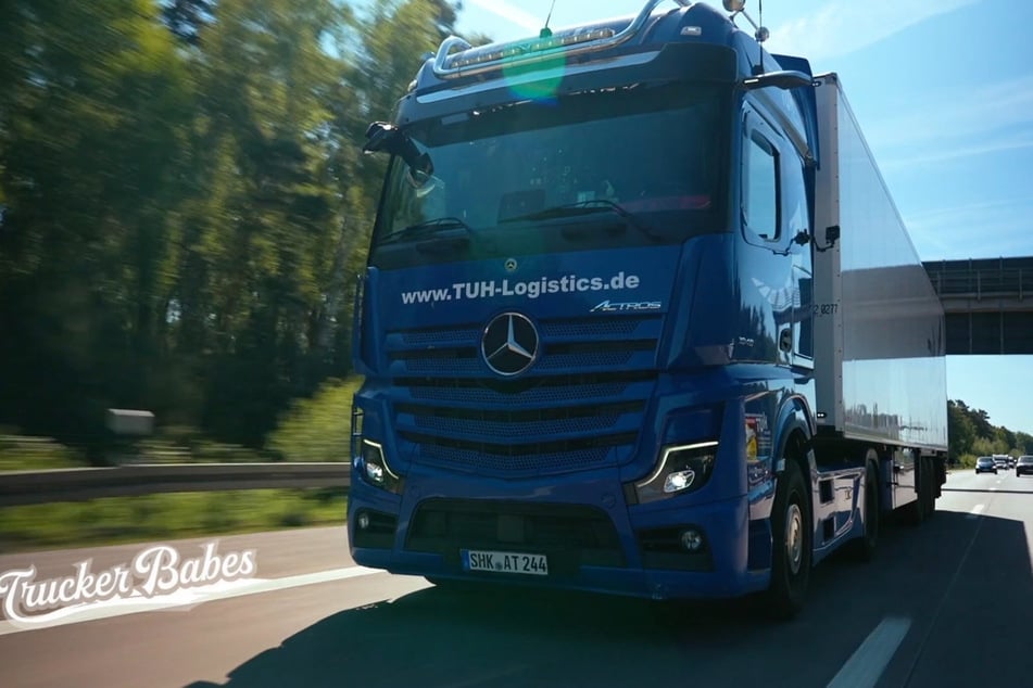 Mit diesem Lastwagen ist Jessy unterwegs.