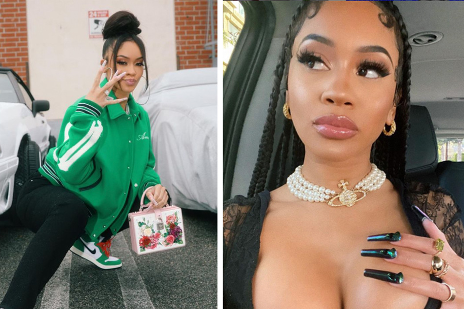 Saweetie is known for her unique and sparkling style.