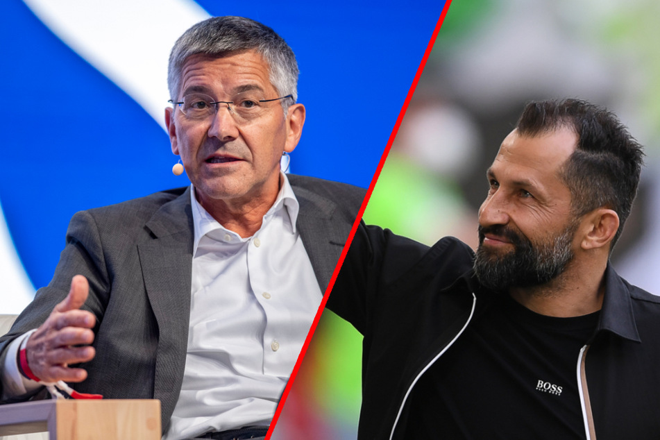 Bayern-Präsident Herbert Hainer (67, l.) steht hinter seinem Sportvorstand Hasan Salihamidzic (45).