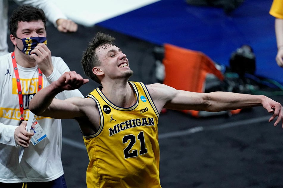 College-Basketball mit den Michigan Wolverines (hier der hochtalentierte Flügelspieler Franz Wagner) gegen die Florida State Seminoles.